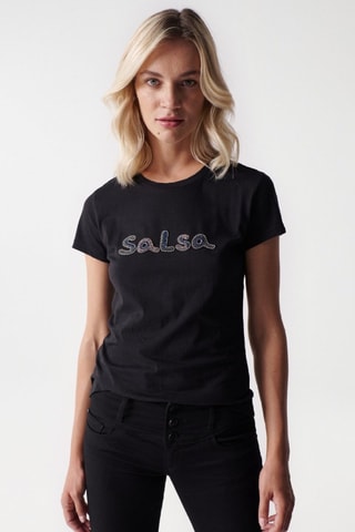 T-shirt skinny - Noir