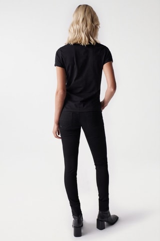 T-shirt skinny - Noir