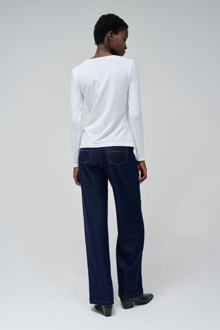 T-shirt slim - Blanc