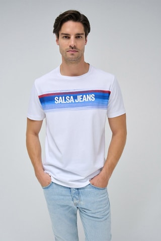 T-shirt slim - Blanc
