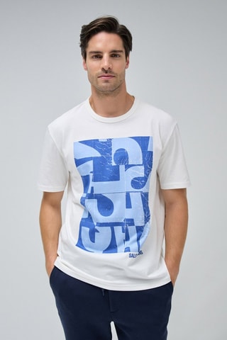 T-shirt regular - Blanc