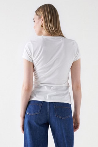 T-shirt slim - Blanc