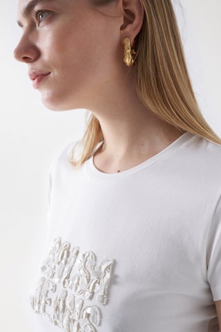 T-shirt slim - Blanc