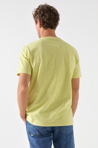 T-shirt slim - Vert pâle