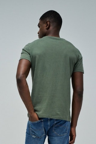 T-shirt slim - Vert foncé