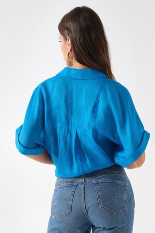 Blouse - Bleu