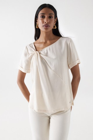 Blouse regular - Beige