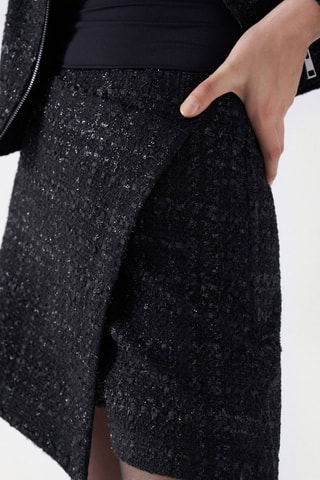 Jupe-short regular - Noir