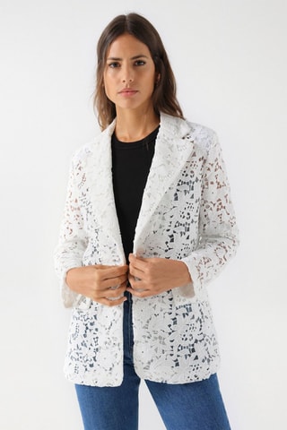 Blazer regular - Blanc