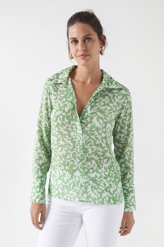 Blouse regular - Vert clair