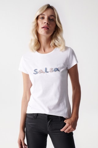 T-shirt skinny - Blanc