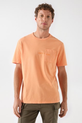 T-shirt regular - Orange