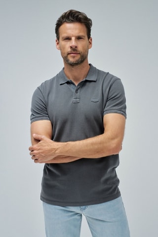 Polo regular - Gris foncé
