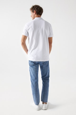 Polo regular - Blanc