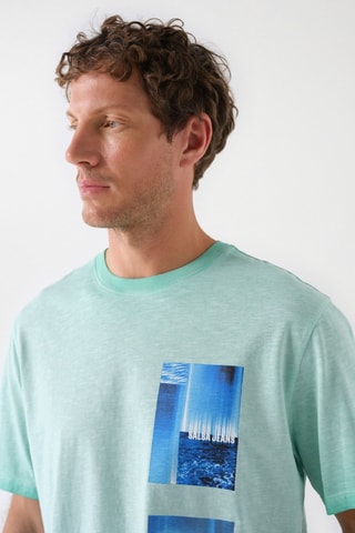 T-shirt regular - Vert