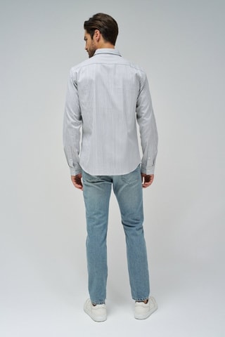 Chemise slim - Gris
