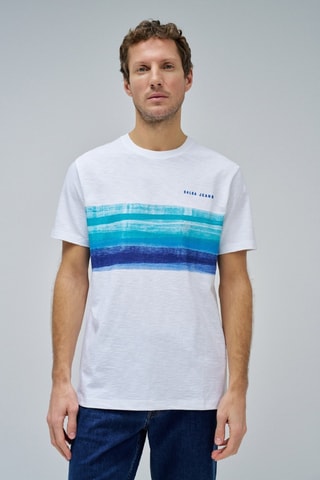 T-shirt slim - Blanc