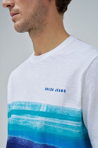 T-shirt slim - Blanc