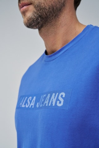 T-shirt slim - Bleu