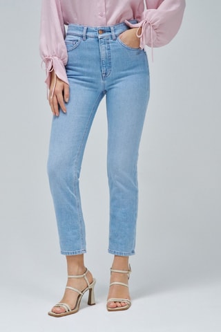 Jean taille haute - Bleu clair