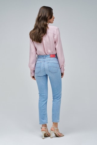 Jean taille haute - Bleu clair