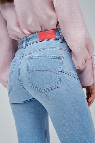 Jean taille haute - Bleu clair