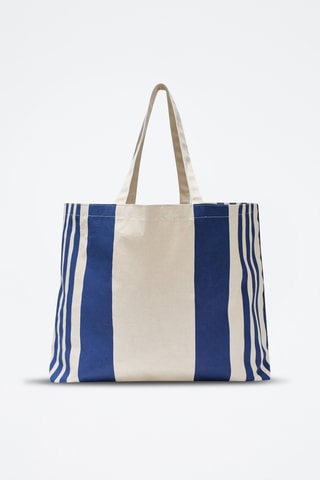 Tote bag - Beige et bleu
