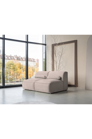 Canapé modulaire Flex Felix - Beige foncé - 2 places - En polyester