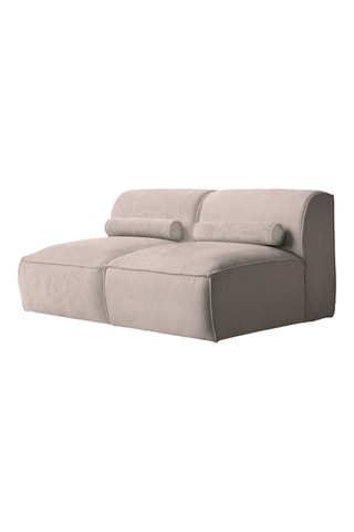 Canapé modulaire Flex Felix - Beige foncé - 2 places - En polyester