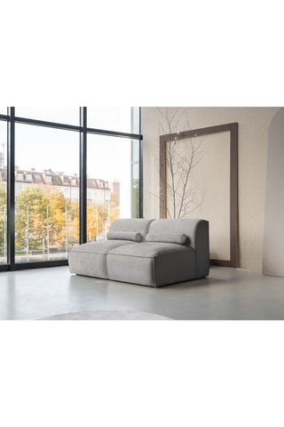 Canapé modulaire Flex Felix - Gris - 2 places - En polyester