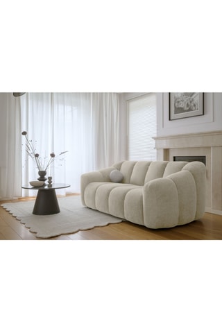 Canapé modulaire Shell - Beige - 2 places - En polyester