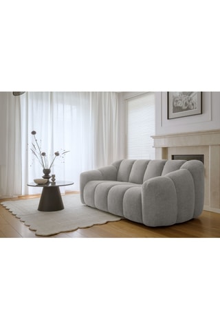 Canapé modulaire Shell - Gris clair - 2 places - En polyester