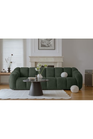 Canapé modulaire Shell - Vert foncé - 4 places - En polyester