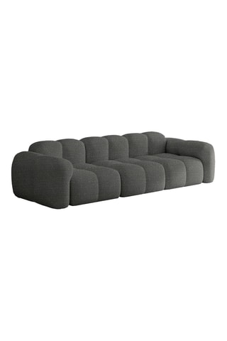 Canapé modulaire Cloud - Gris foncé - 4 places - En polyester