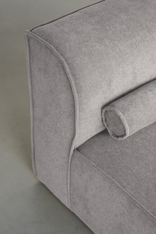 Canapé d’angle droit modulaire Flex Felix - Gris - 4 places - En polyester