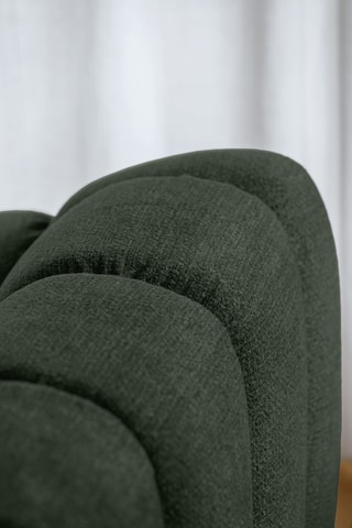 Canapé d'angle gauche modulaire Shell - Vert foncé - 4 places - En polyester