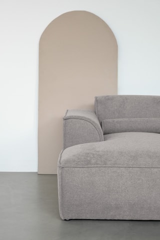 Canapé d’angle gauche modulaire Flex Felix - Gris - 6 places - En polyester