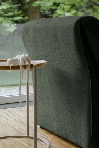 Canapé d’angle droit modulaire Gatsby - Vert foncé - 6 places - En polyester