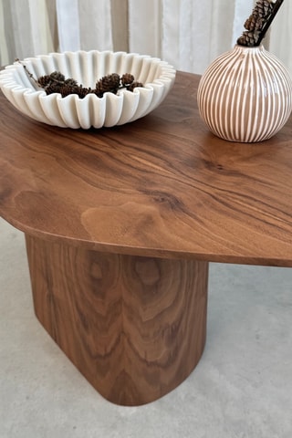 Table basse en noyer Miuf - 92 x 43 x 52 cm