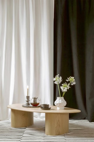 Table basse en chêne Miuf - 127 x 33 x 66 cm