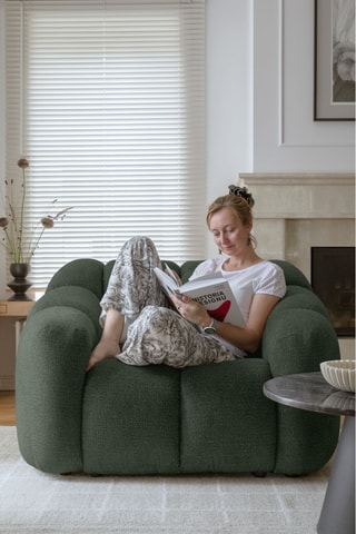 Fauteuil Shell - Vert foncé - En polyester