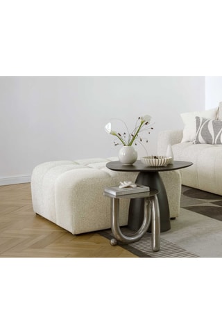 Pouf Lulu - Gris - En polyester 