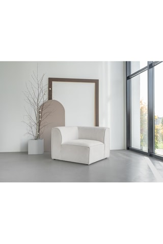 Fauteuil modulaire Flex Felix - Beige - En polyester