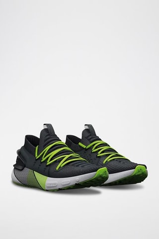 Chaussures de running HOVR Phantom 3 - Noir et vert fluo - Under Armour