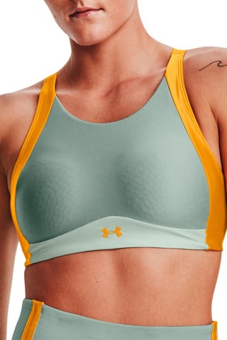 Brassière Infinity Mid High Neck Shine - Gris