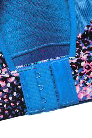 Brassière de running Infinity High Print - Bleu clair