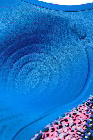 Brassière de running Infinity High Print - Bleu clair