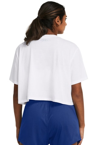 T-shirt cropped Boxy - Blanc