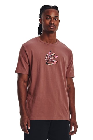 T-shirt Curry Comic Fill - Rose