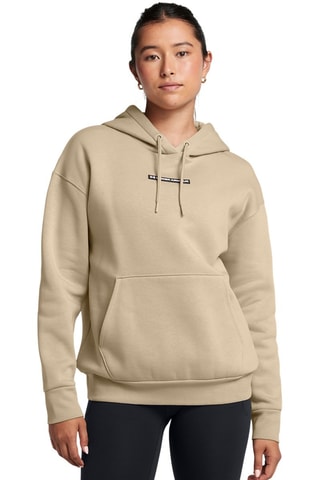 Sweat polaire Icon Patch - Marron clair